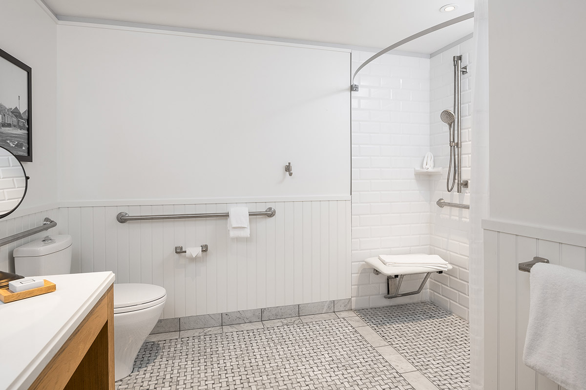 King Junior Suite Guest Room - ADA with Roll In Shower