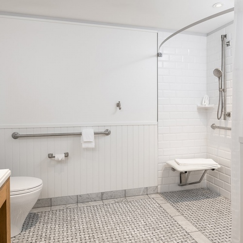 King Junior Suite Guest Room - ADA with Roll In Shower