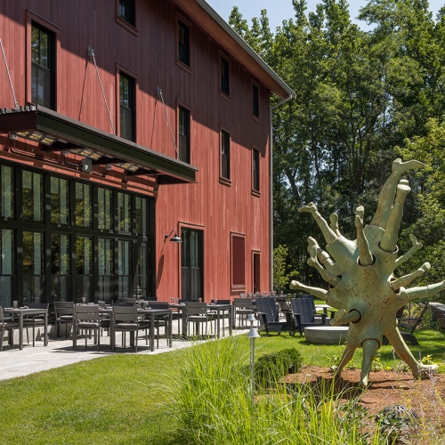 Outdoor Seating for The Barn Restaurant