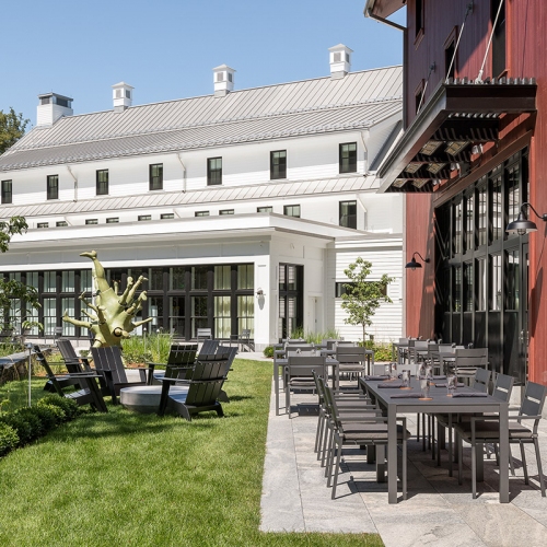 Outdoor Seating for The Barn Kitchen & Bar Restaurant