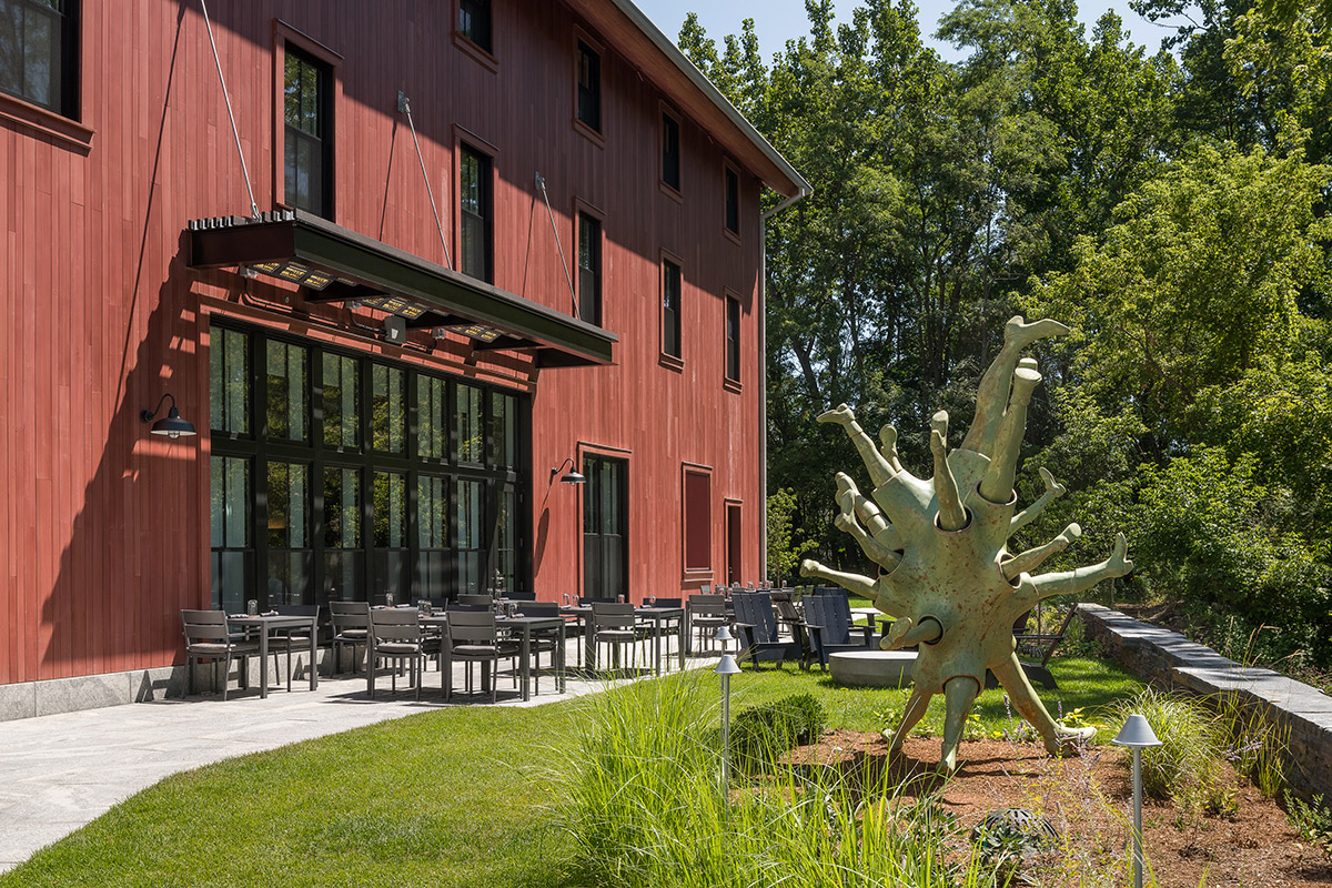 Outdoor Seating for The Barn Restaurant