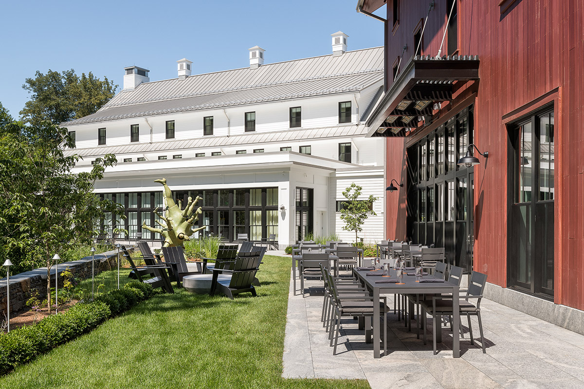 Outdoor Seating for The Barn Kitchen & Bar Restaurant